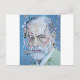 Cartão Postal SIGMUND FREUD - retrato de petróleo