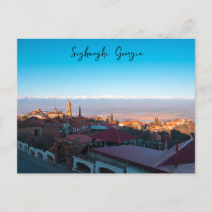Cartão Postal Signagi Sighnaghi Georgia, Cidade do Amor