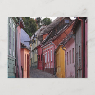 Cartão Postal Sihgisoara, casas päinadas