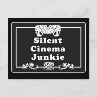 Cartão Postal Silent Cinema Junkie