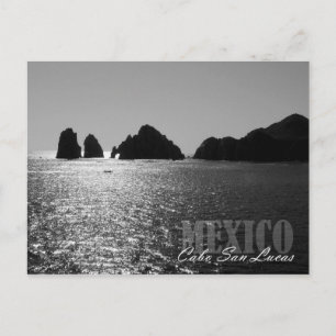 Cartão Postal Silhueta do El Arco de Cabo San Lucas