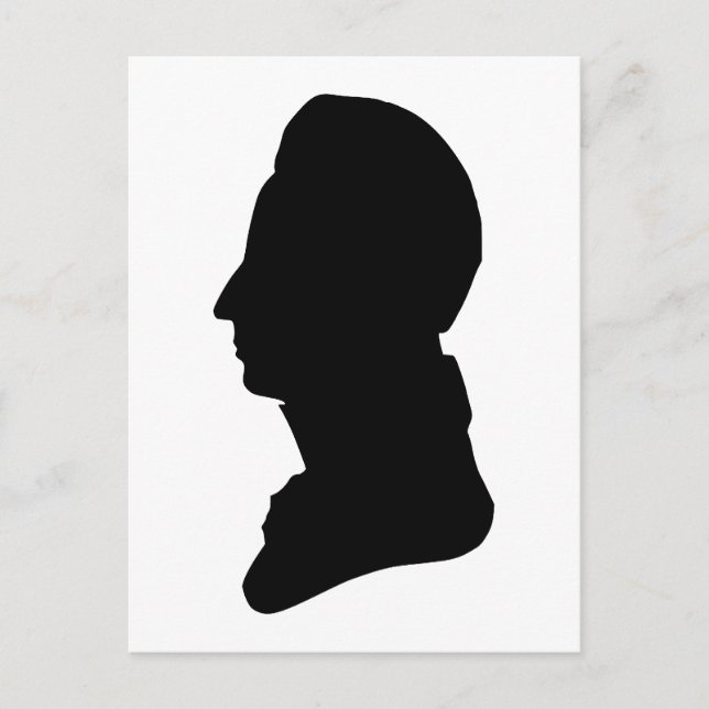 Cartão Postal Silhuette clássico (Frente)