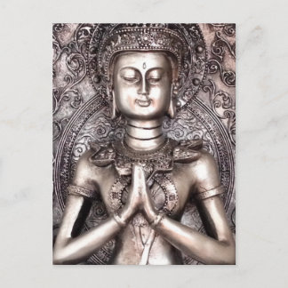 Cartão Postal Silver Buddha