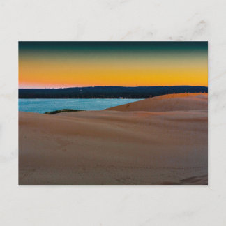 Cartão Postal Silver Lake State Park, Michigan at Sunset