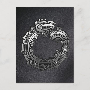 Cartão Postal Silver Quetzalcoatl