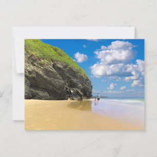 Cartão Postal Silver Strand Wicklow, Irlanda