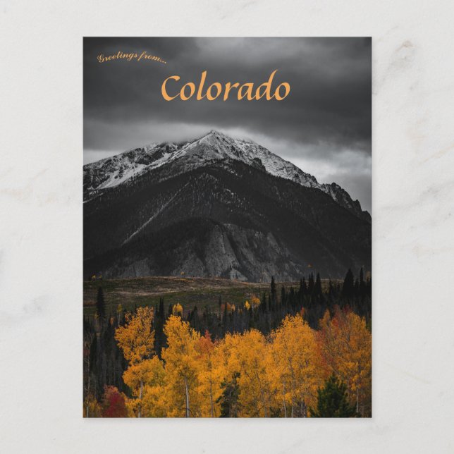 Cartão Postal Silverthorne Colorado (Frente)