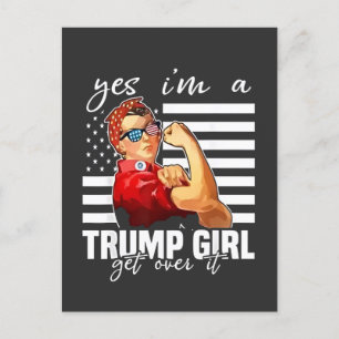 Cartão Postal Sim, eu sou uma Trump Girl.