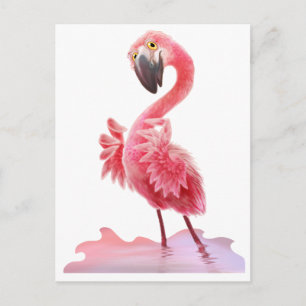 Cartão Postal Sim Flamingo!