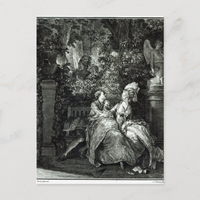 Cartão Postal Sim ou Não? 1781, gravado por N. Thomas (Frente)