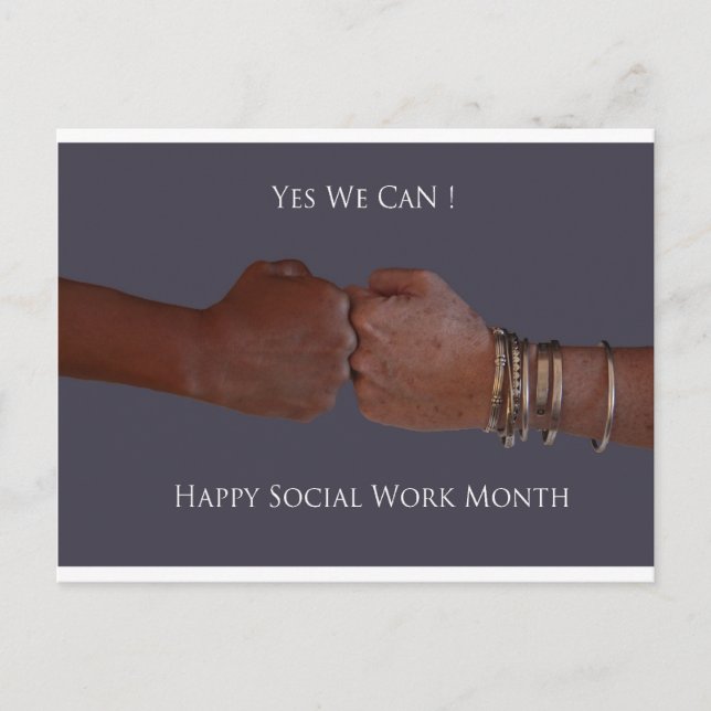 Cartão Postal Sim, Podemos! (Frente)