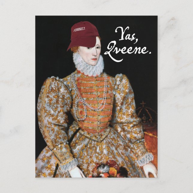 Cartão Postal Sim, Qveene!Cartão Postal (Frente)