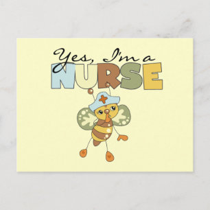 Cartão Postal Sim, sou uma Enfermeira T-shirts e presentes