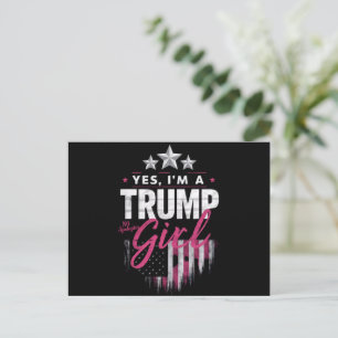 Cartão Postal Sim, sou uma Trump Girl sem desculpas 2024