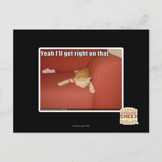 Cartão Postal Sim, vou direto ao assunto. (Frente)