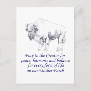 Cartão Postal Simbolismo nativo americano