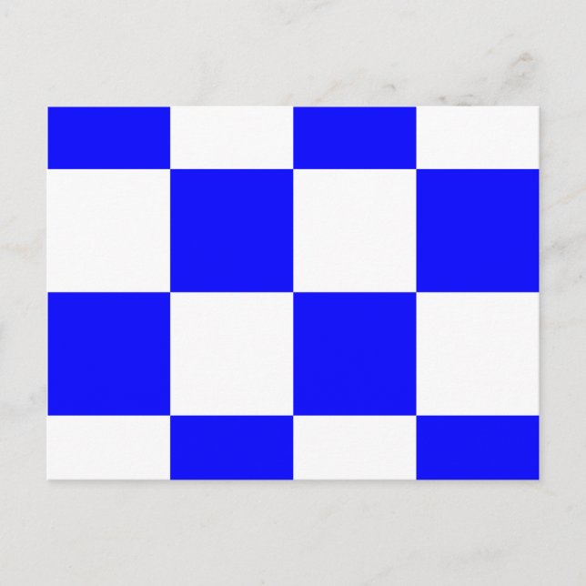 Cartão Postal Símbolo alfabético náutico - Letra N (Frente)