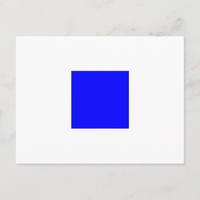 Cartão Postal Símbolo alfabético náutico - Letra S (Frente)