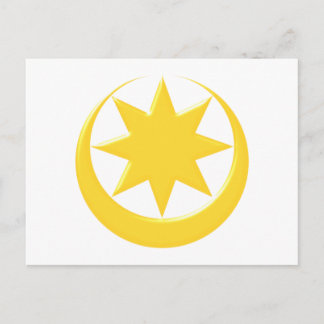 Cartão Postal Símbolo Astarte Ishtar