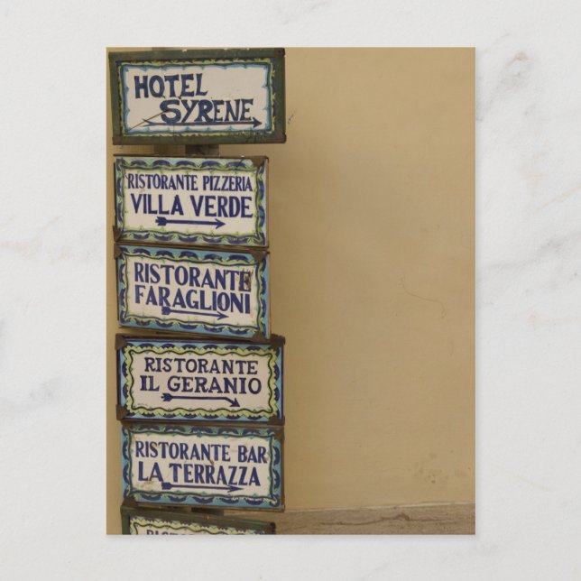 Cartão Postal Símbolo Capri (Frente)