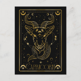 Cartão Postal Símbolo de ícone zodiaco