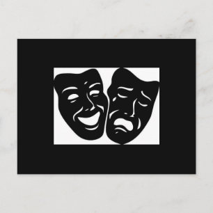 Cartão Postal Símbolo de Teatro