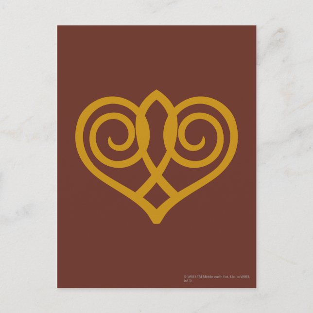 Cartão Postal Símbolo de Thranduil (Frente)