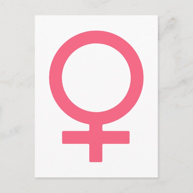 Cartão Postal Símbolo de Vênus legal Bitterdoce (Frente)