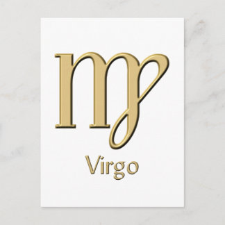 Cartão Postal Símbolo de Virgem