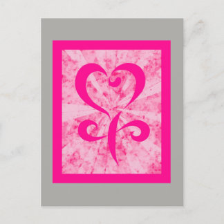 Cartão Postal Símbolo feminino