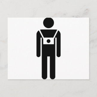 Cartão Postal Símbolo Fotógrafo Frente