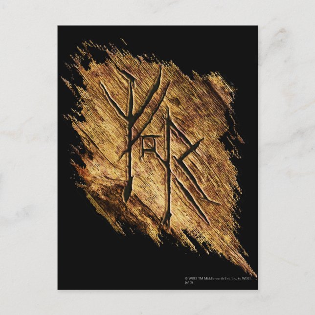 Cartão Postal Símbolo Mirkwood (Frente)