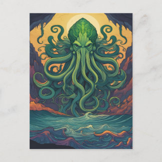 Cartão Postal Símbolo Místico Cthulhu