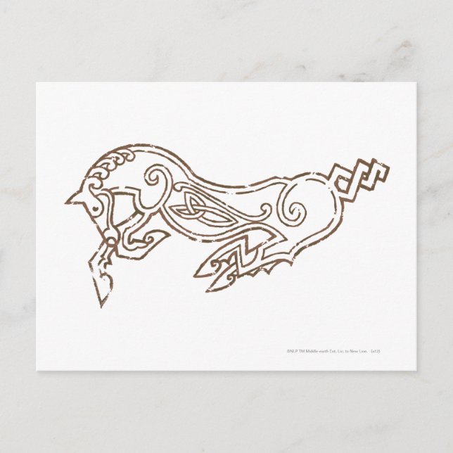 Cartão Postal Símbolo Rohan (Frente)