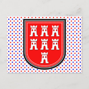 Cartão Postal Símbolo saxônico