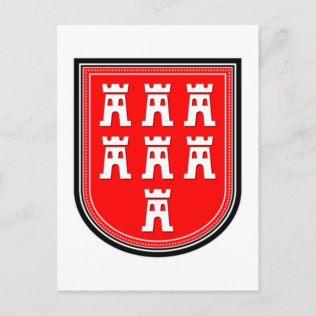 Cartão Postal Símbolo saxônico (Frente)