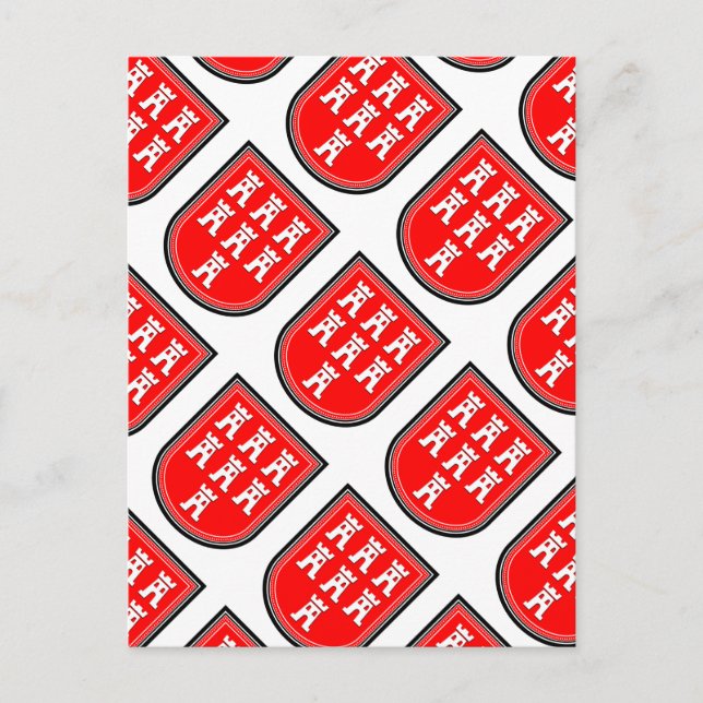 Cartão Postal Símbolo saxônico (Frente)