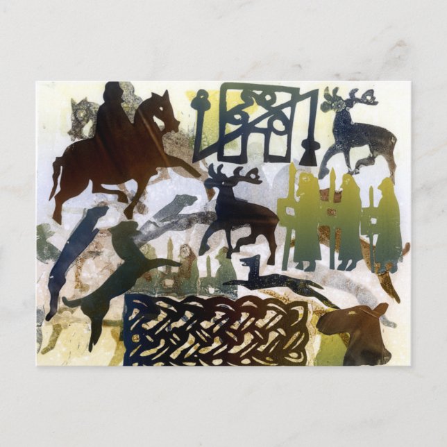 Cartão Postal Símbolos picantes e lactação (Frente)