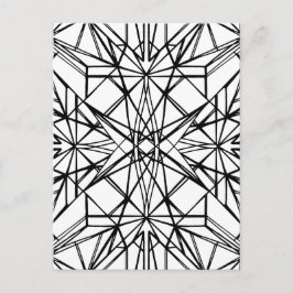 Cartão Postal simetria geométrica