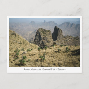 Cartão Postal Simien Mounains Etiópia