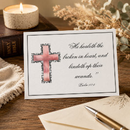 Cartão Postal Simpatia Cristã Elegante