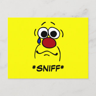 Cartão Postal Simpatia Face Grumpey