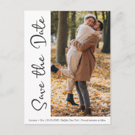 Cartão Postal Simple Design with Rustic Touches and Picture