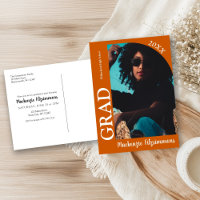 Cartão-postal Simples de Convite para Graduação de