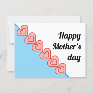 Cartão Postal Simples e Bonito com Coração