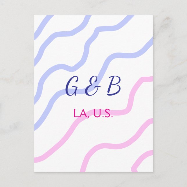 Cartão Postal SIMPLES MINIMAL adicionar texto do nome da cidade  (Frente)