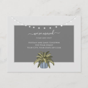 Cartão Postal Simples, movemos novo lançamento de script domésti