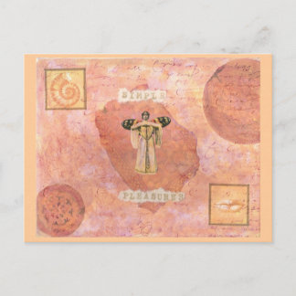 Cartão postal Simples Pleasures