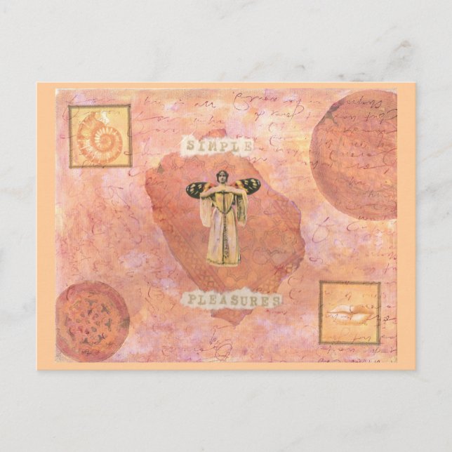 Cartão postal Simples Pleasures (Frente)