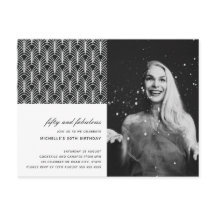 Simples Preto Branco 50 e Fabuloso Art Déco 50º An